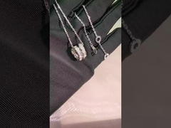 Luxurious White Gold Custom High End Jewelry Custom Made and Luxurious