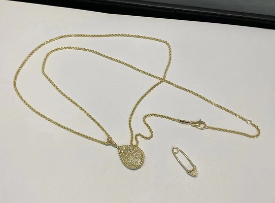 Boucheron Serpent Boheme Pendant 18K Gold Motif Pendant Set With Pave Diamonds