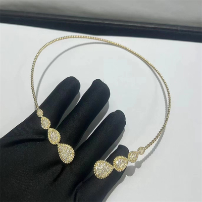 Arabic Jewelry 18 Carat Gold Necklace Custom  Serpent Boheme Necklace