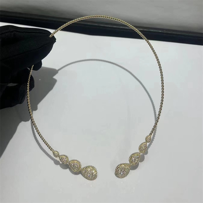 Arabic Jewelry 18 Carat Gold Necklace Custom  Serpent Boheme Necklace