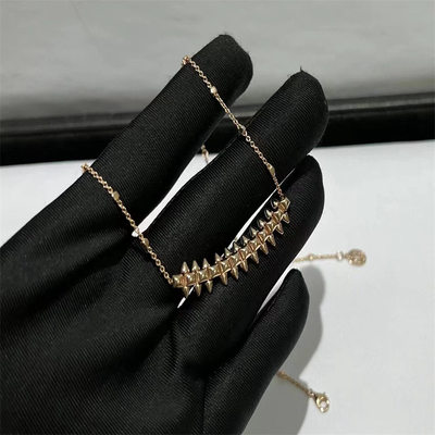 Luxury Clash De Cartier Necklace malachite gems Womens Solid Gold Necklace