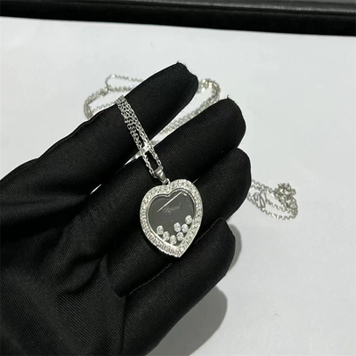 Luxury Custom 18K Gold Diamond Pendants Chopard Happy Spirit Pendant
