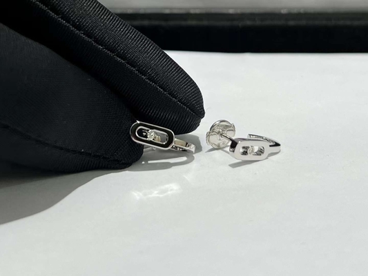 High Quality Gold China Jewelry Factory 18k Gold Luxury Diamond Jewellery Brands AU750 Gold earrings