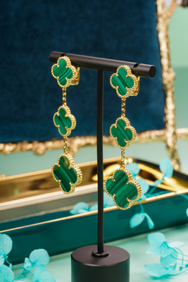 high end gold earrings Custom Brand gold  18 karat yellow gold earrings luxury gold jewelry