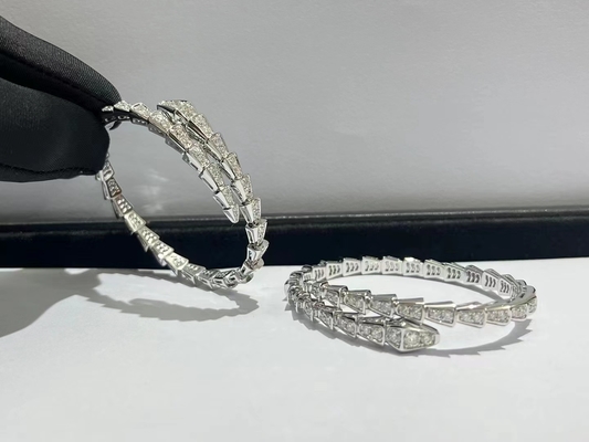 Bvlgari High End Jewelry 18k Solid Gold Real Diamond Jewelry Luxury Hk Setting