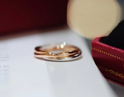 Jewelry Factory Luxury Brand Yellow Jewelry Brand 18K Gold Engagement Ring