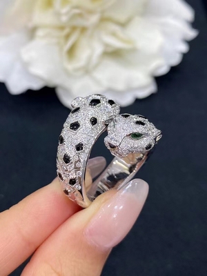 White Gold Custom Brand Jewelry Luxury Shape For Special Occasions Luxury Ring