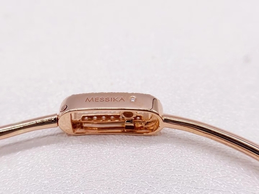 1pcs 18K Gold Diamond Bracelet With VVS Diamond Carat Weight Customized Jewelry