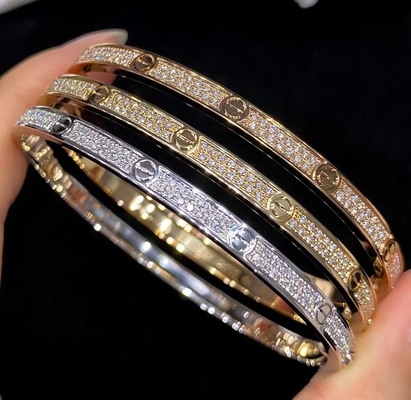 Long-Lasting Durability Cartier Jewelry With Real 18k Gold And Excellent