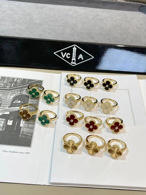 Luxury Custom Brand Jewelry 18k Gold Ring For Weddings Customized OEM ODM