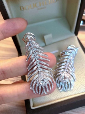 18K Gold Diamond Jewelry Collection Dazzling Design Excellent Polish Customized Design