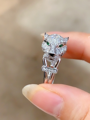 Customized 18K Gold Diamond Jewelry Gemstone Ring With 750gold Jewelry