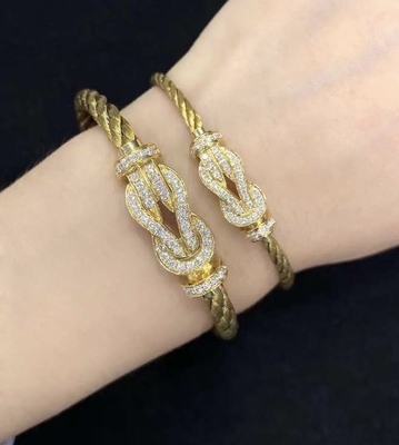 18K Gold Diamond Bracelet With Luxury Jewelry And Eyewear - Fred Paris Chance Infinie Bracelet