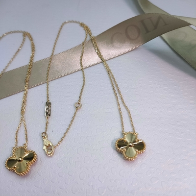 Custom Brand Jewelry Real 18k Gold Magic  necklace, 1 motif  from France