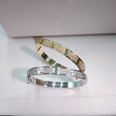 Unisex 18K Gold Brand Love Bracelet Diamonds brand jewelry stores Brand jewelry luxury