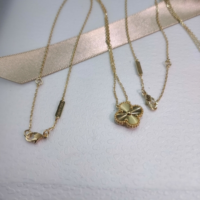Custom Brand Jewelry Real 18k Gold Magic  necklace, 1 motif  from France