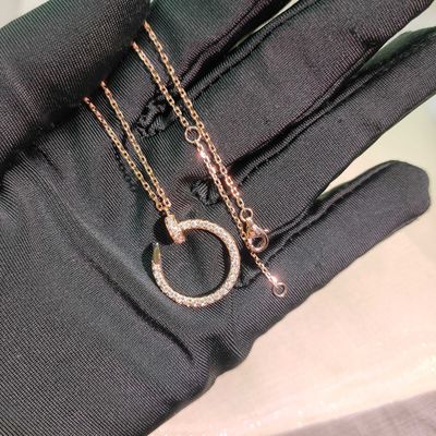 High Clarity 18K Gold Diamond Jewelry with Modern Style and Bezel Setting No Fluorescence Diamond Gemstone