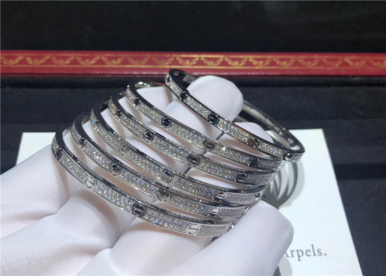 Brand De Love Bracelet N6710617 Solid 18K White Gold Brand Love Bracelet luxury jewelry factory