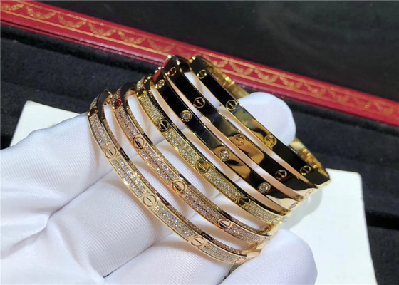 Replica Jewelry Cartier Bracelet 177 Brilliant Cut Diamonds 0.95ct  Mens I Love
