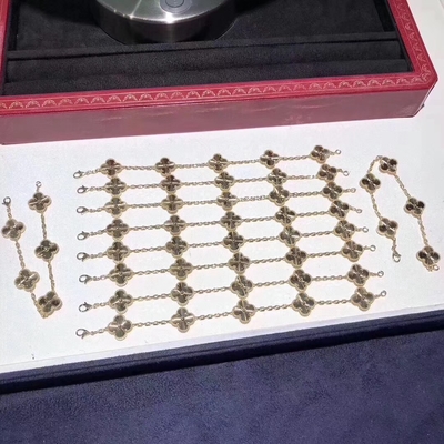 van cleef & arpels jewelry for sale Magnificent Van Cleef Jewelry , 18K Yellow Gold Vintage Alhambra Bracelet
