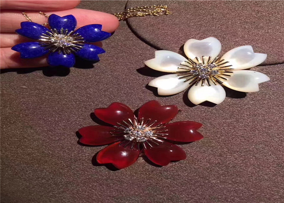 Limited Edition Custom Brand Jewelry Medium Model With Diamond And Carnelian