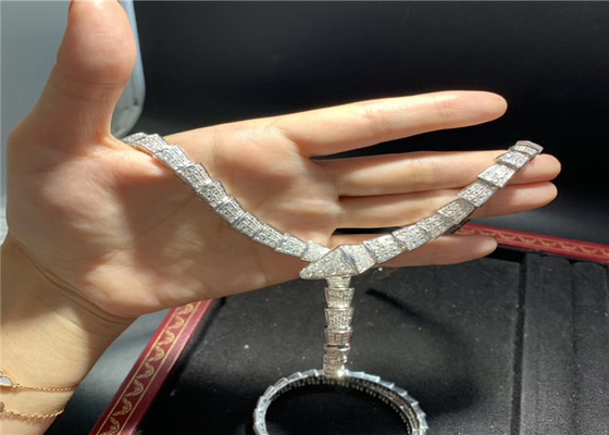 Unique Serpenti Design 18K Gold Diamond Jewelry Customization Available