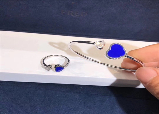 luxury jewelry brands Chopard Happy Hearts 0.0500ct Diamond 18K Gold Bracelet