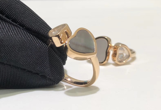 HAPPY DIAMONDS ICONS 18k gold diamond ring chopard happy diamonds ring brand s