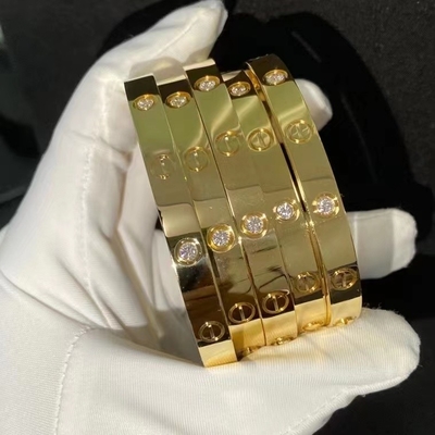 Brand De Love Bracelet B6035917 luxury gold jewelry yellow Gold Luxury Diamond Jewelry