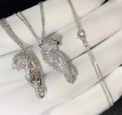 Panthère de Brand Necklace real gold and diamond body jewelry Brand Jewelry Manufacturer