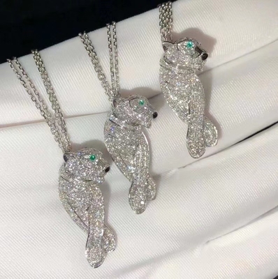 Panthère de Brand Necklace real gold and diamond body jewelry Brand Jewelry Manufacturer