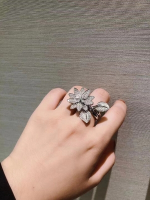 Van Cleef & Arpels diamond ring Luxury engagement ring luxury jewelry armoire