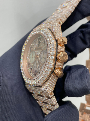 Full Diamond Luxury Watch Vvs Moissanite Watches For Man Rapper