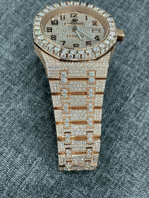 VVS Moissanite Custom Diamond Watch Iced Out Men Numerical Dia