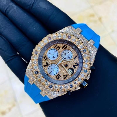 Vvs Moissanite Iced Out Watches Luxury Watch Brands Jewelry Making