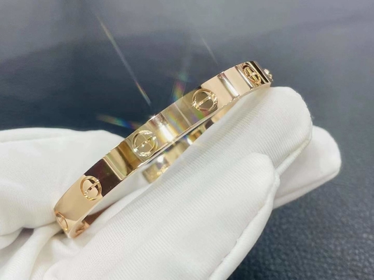 Jewelry Luxury Diamonds HONG KONG Brand Jewelry Unisex 6.1mm Width Gold Jewelry