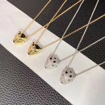 Unisex Birthstone Brand 18k Gold Necklace GH Color VS SI Clarity For Engagement