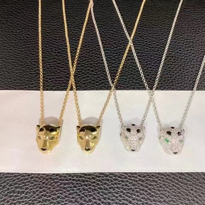 Unisex Birthstone Brand 18k Gold Necklace GH Color VS SI Clarity For Engagement