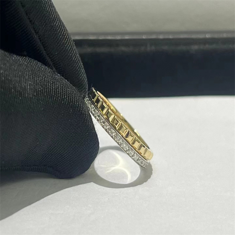 Luxury Best Quality Diamond HK Setting Jewelry Custom Boucheron 18k Gold Diamond Ring