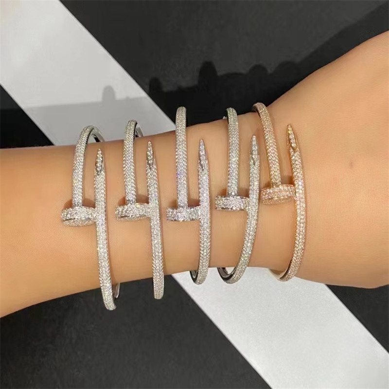 Jewelry Luxury Brand Just A Nail Bracelet Rose Gold Ref N6702117 Real Diamond