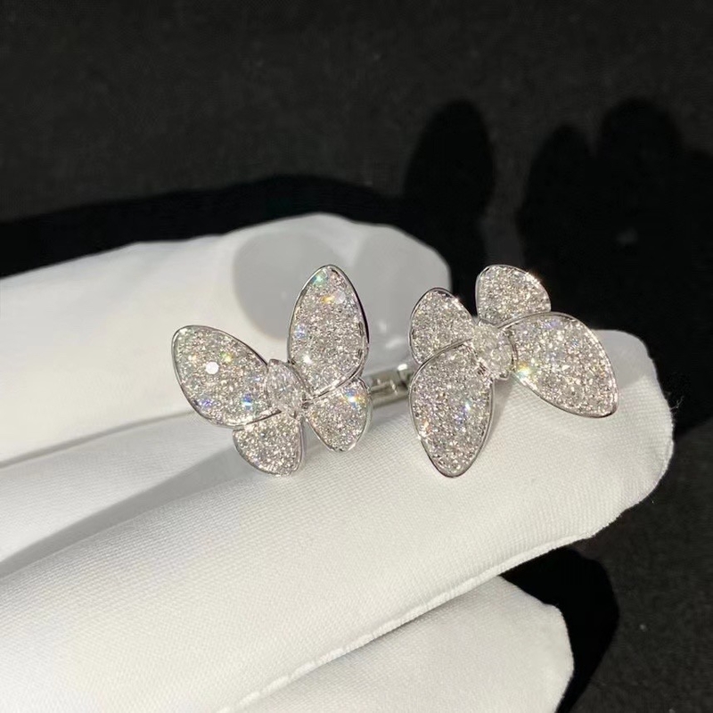 Small Elegant Custom Brand Jewelry 1pcs Custom Brand 18K White Gold Ring