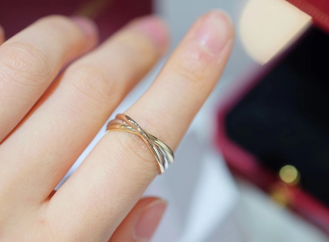 Jewelry Factory Luxury Brand Yellow Jewelry Brand 18K Gold Engagement Ring
