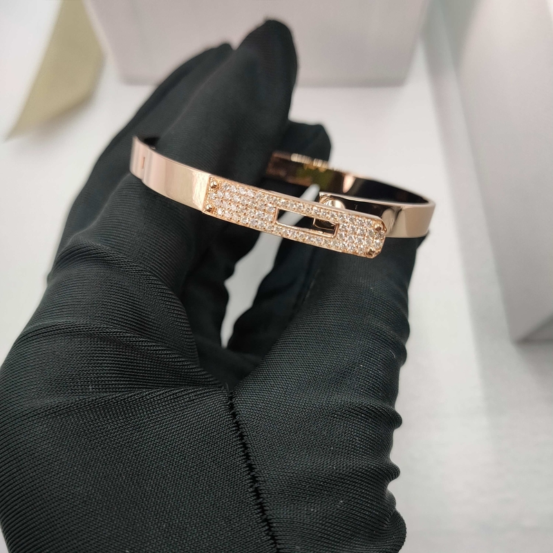 High Polish Finish Luxury Diamond Bracelet Diamond Factory Jewelry Co In China
