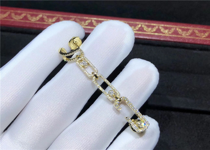 kuwait jewelry stores Women'S Glamorous  Jewelry , 18K Gold  Move Earrings