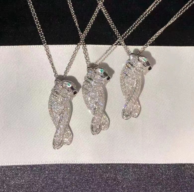 Panthère de Brand Necklace real gold and diamond body jewelry Brand Jewelry Manufacturer