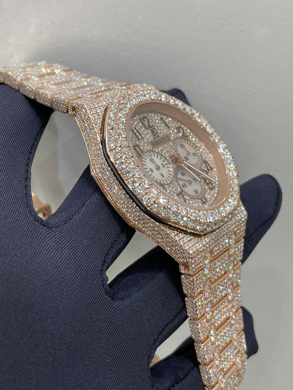 Full Diamond Luxury Watch Vvs Moissanite Watches For Man Rapper