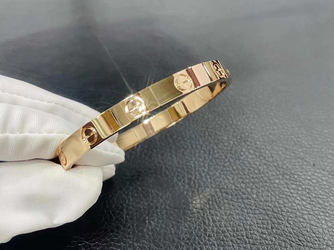 Jewelry Luxury Diamonds HONG KONG Brand Jewelry Unisex 6.1mm Width Gold Jewelry