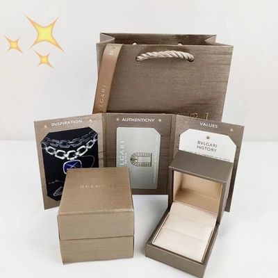 Square Lining Faux Leather Custom Jewelry Box The Perfect Choice for Luxury Products