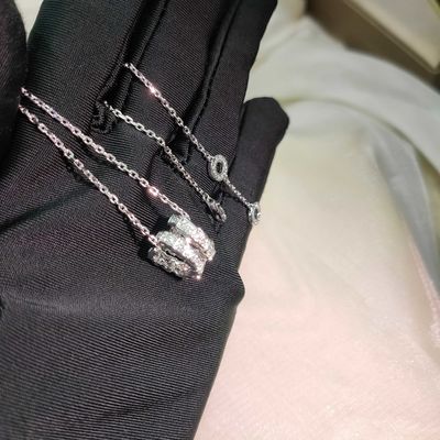 Luxurious White Gold Custom High End Jewelry Custom Made and Luxurious