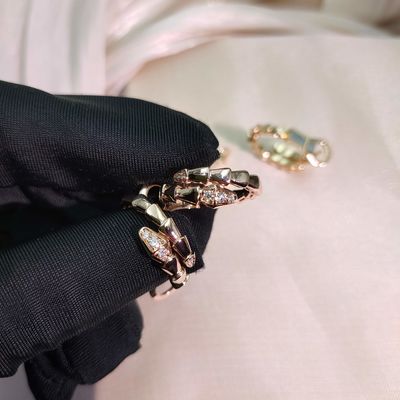 High Jewelry BVL Earrings Diamond Gemstone with VVS Diamond Clarity and Medium Size